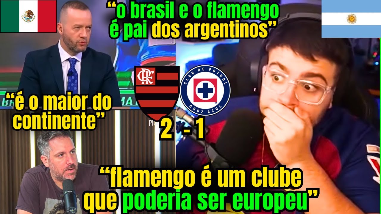 MEXICANO E ARGENTINO DISCUTEM POR CAUSA DO FLAMENGO E O FUTEBOL BRASILEIRO