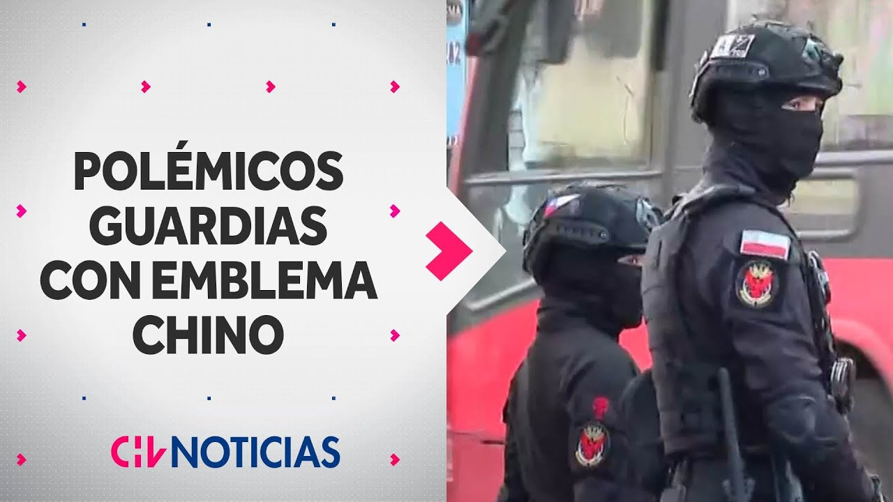 Polémica por guardias con emblema chino para Barrio Meiggs: Alcalde Desbordes explica la medida