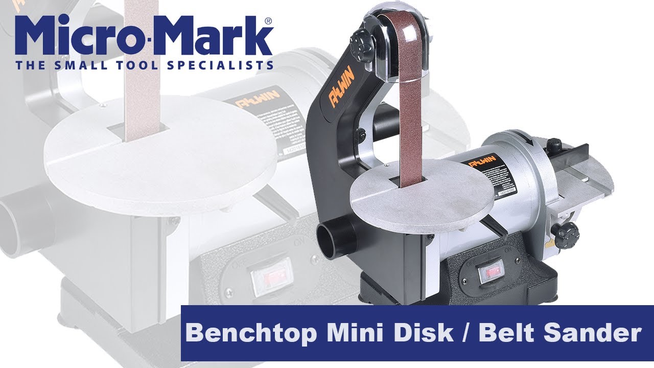 This Benchtop Mini Disk / Belt Sander Will Save You Hours Of Hand Sanding