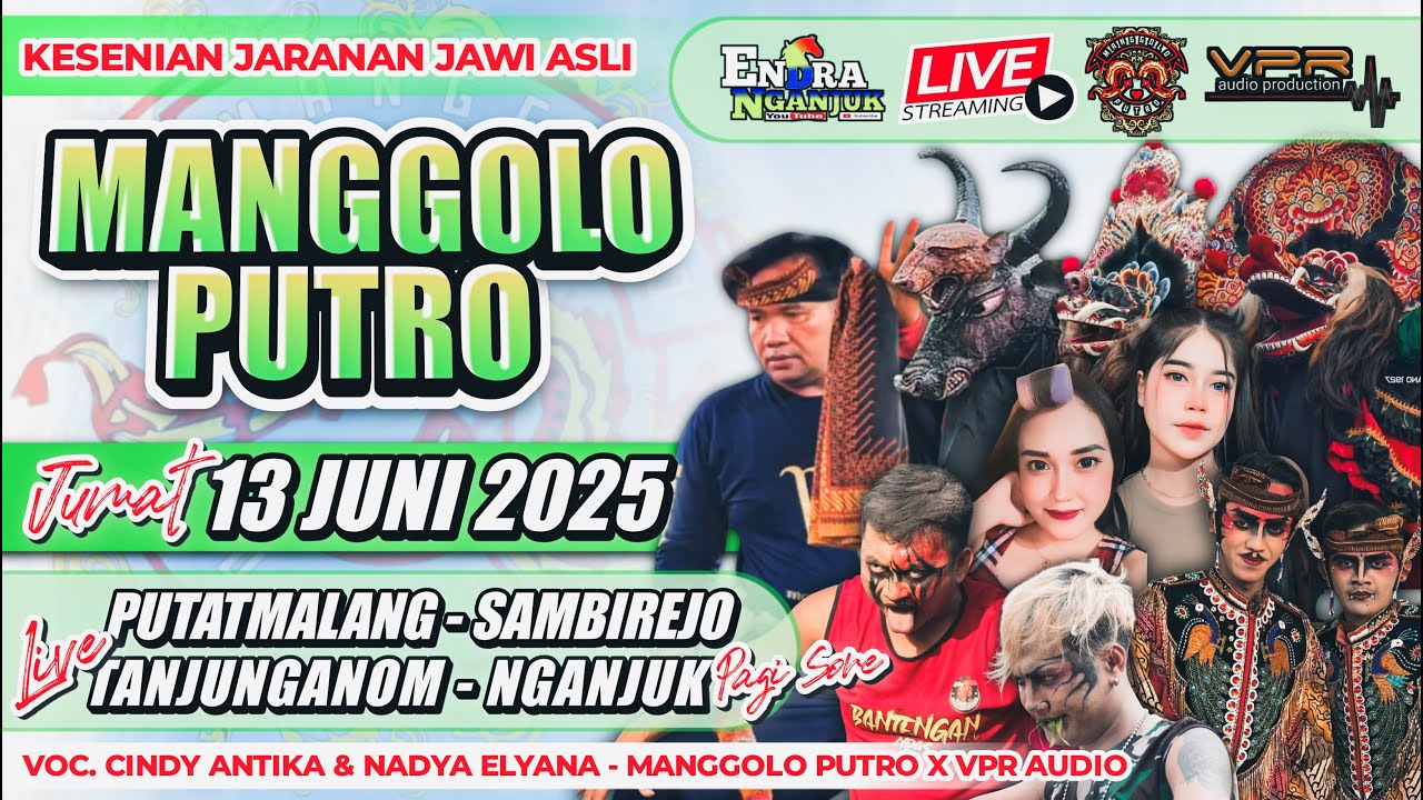 Live Jaranan Manggolo Putro VPR AUDIO Putatmalang Sambirejo Tanjunganom Nganjuk
