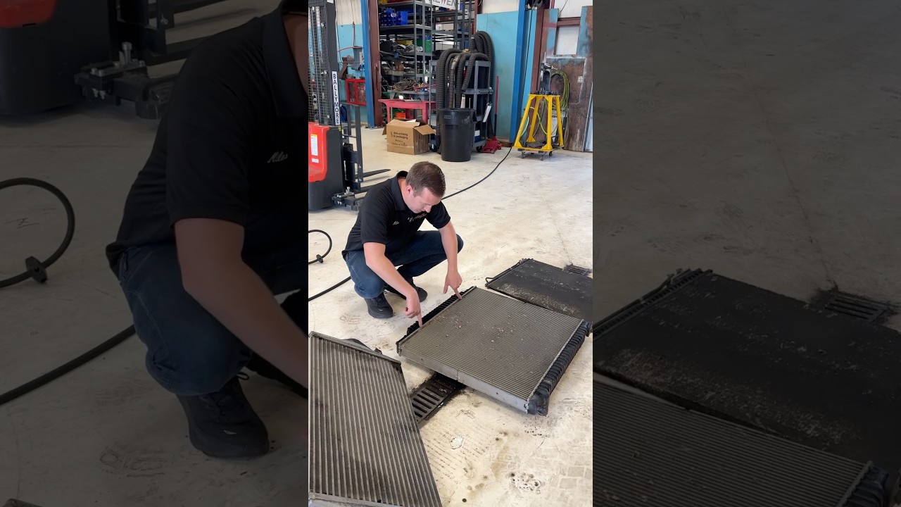 Proper maintenance means cleaning the intercooler, radiator, and any other coolers