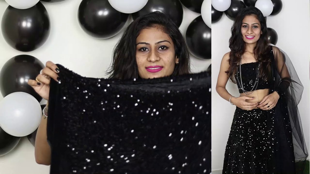 Buy new designer heavy Sequence work lehenga review / online shopping review / lehenga haul