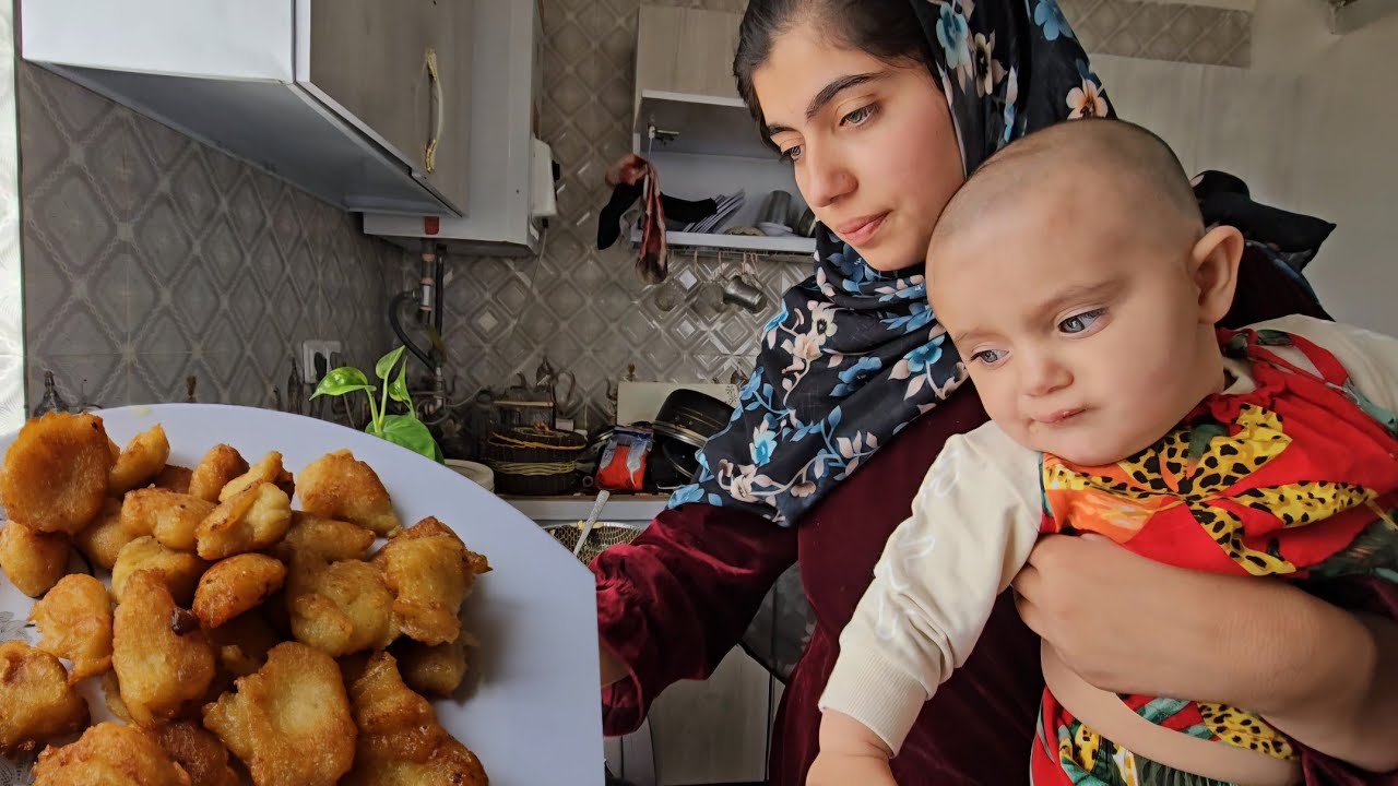 Learning to make a delicious pastry with Farzaneh