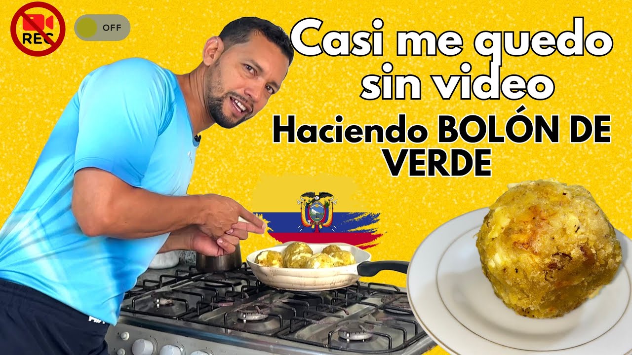 Cómo hacer el MEJOR BOLÓN DE VERDE 🇪🇨(Incluso si todo sale mal 😅)