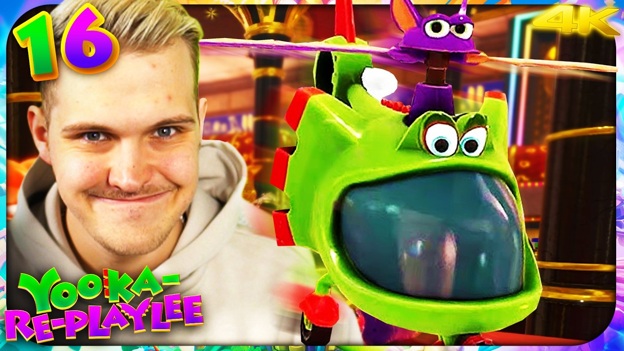 Let’s Play Yooka-Replaylee #16 🦎🦇 Helikopterflug im Casino!