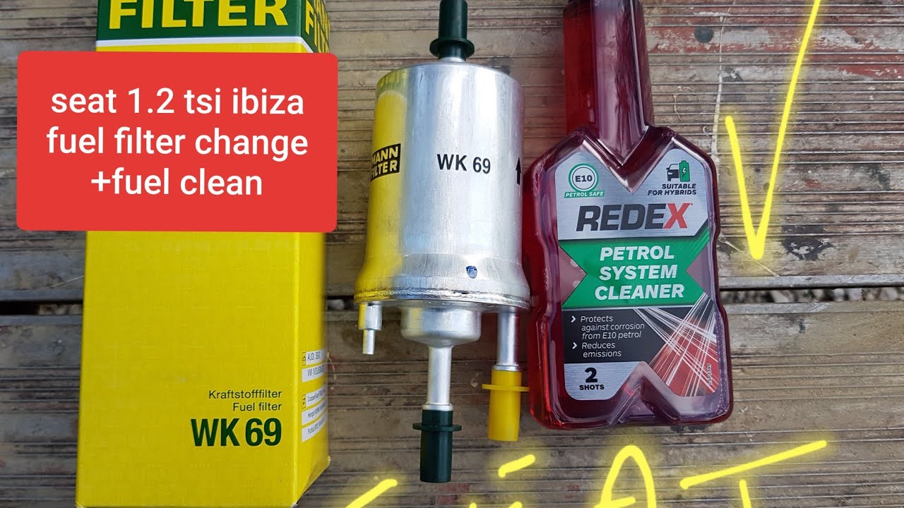 Seat Ibiza 1.2 tsi fuel filter change and fuel system clean