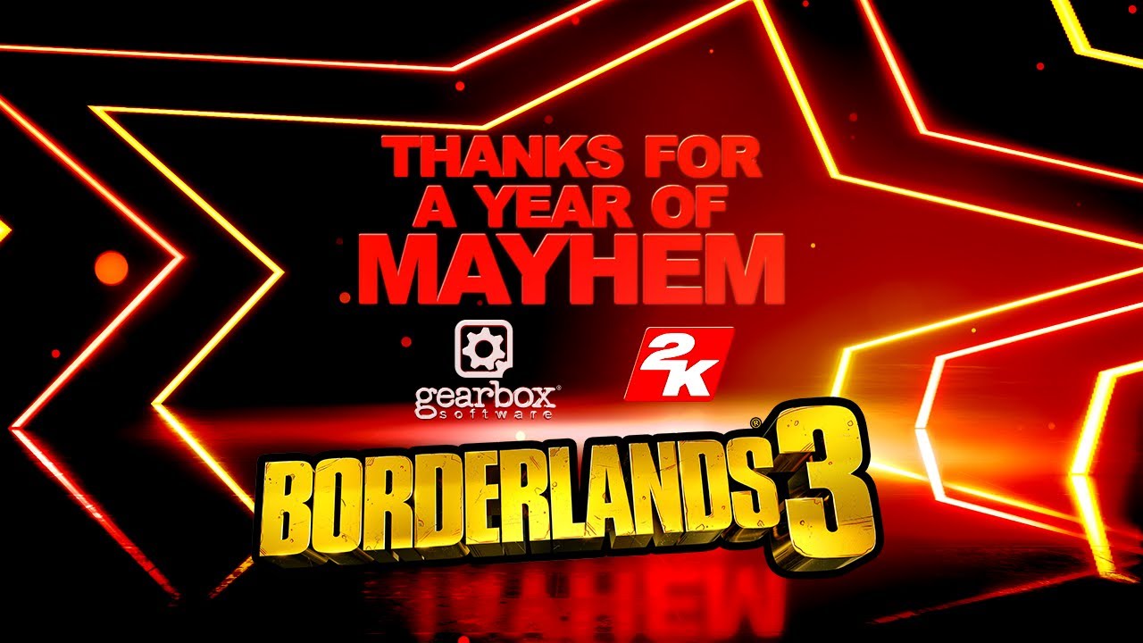 Thank You for One Year of Borderlands 3