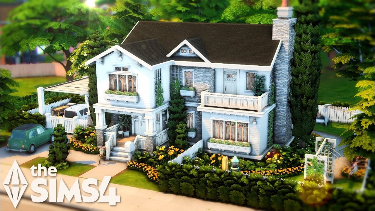 Craftsman Family Home  || The Sims 4  || Speed Build - NO CC