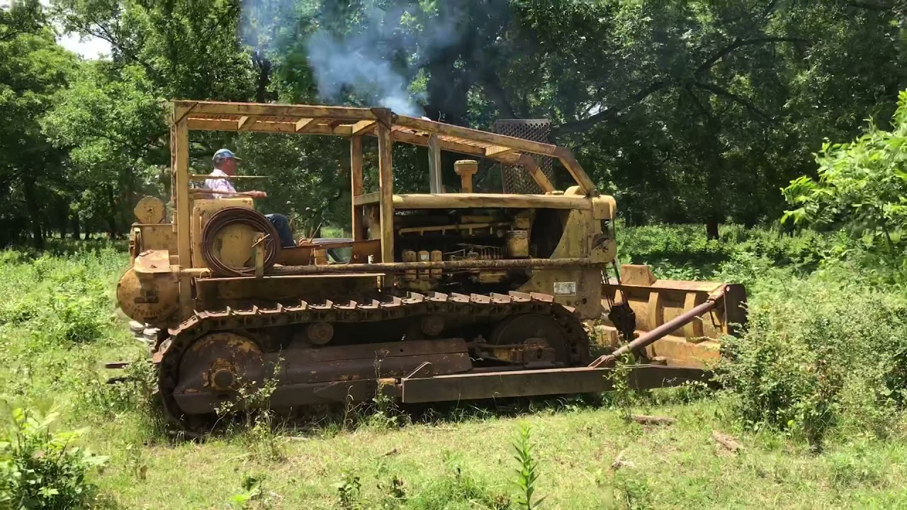 Old D8 Cat 13A cable lift dozer, first move in 20 years.