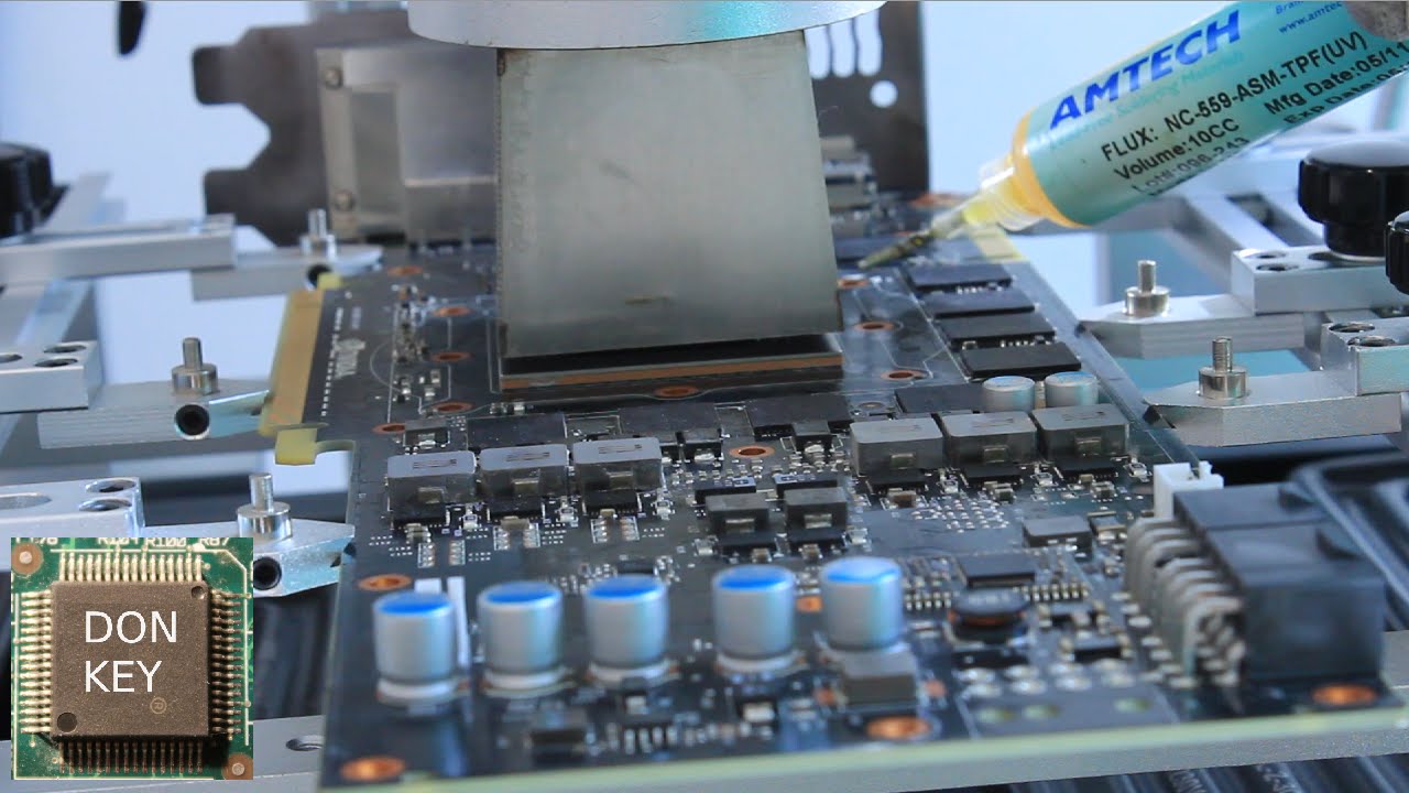 How to reflow a GPU from start to finish #2 reflow process and testing the repaired card