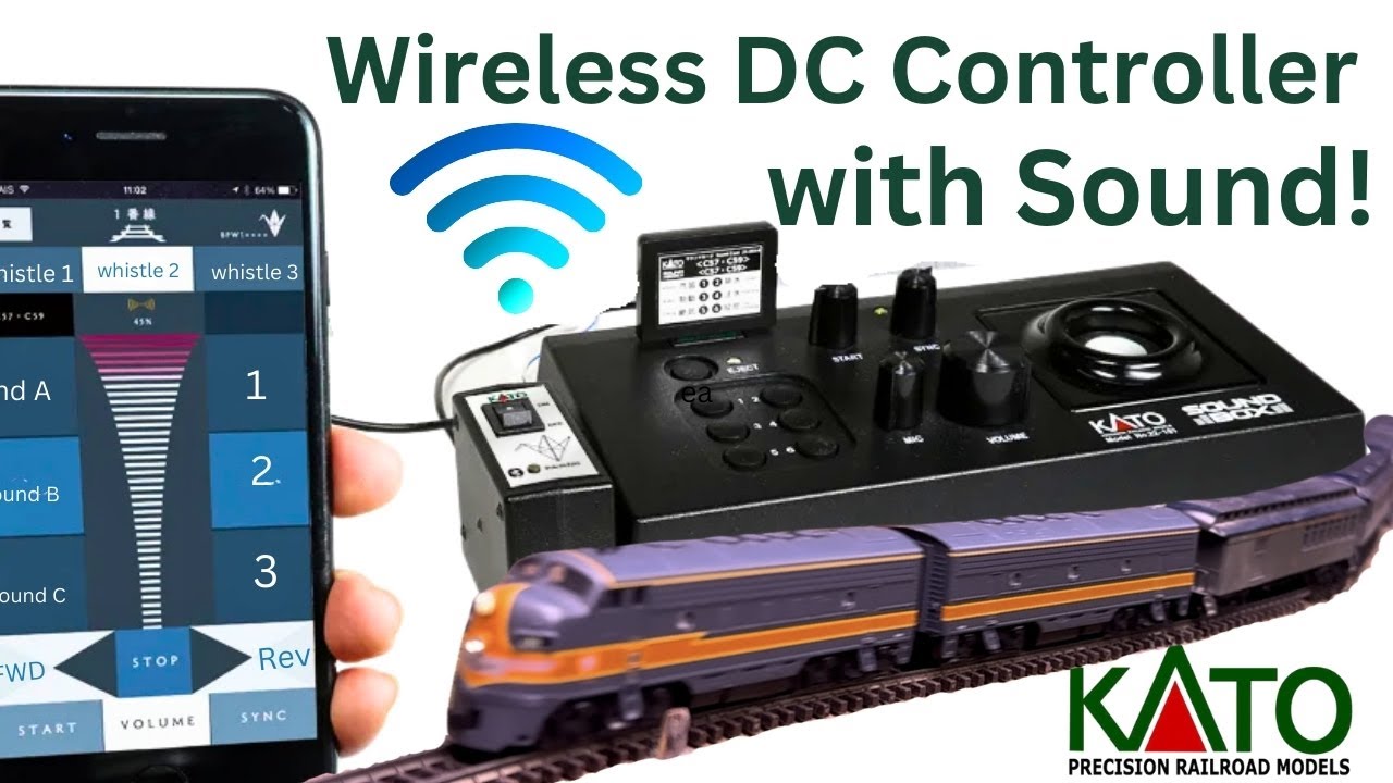 Kato Smart WiFi Train Controller for DC Layouts with Sound - Unboxing , Installation and Review