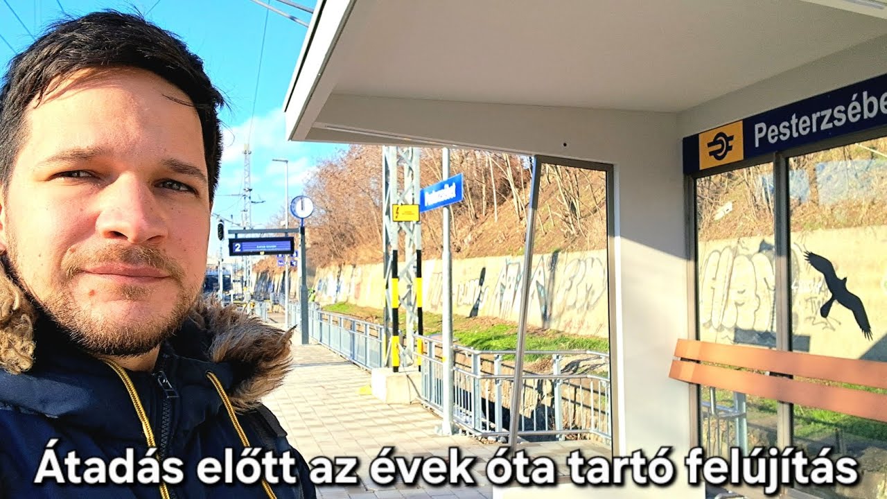 Lassan elkészül a Kelebiai vasútvonal. Megnéztük a felújított Pesterzsébet vasútállomást!