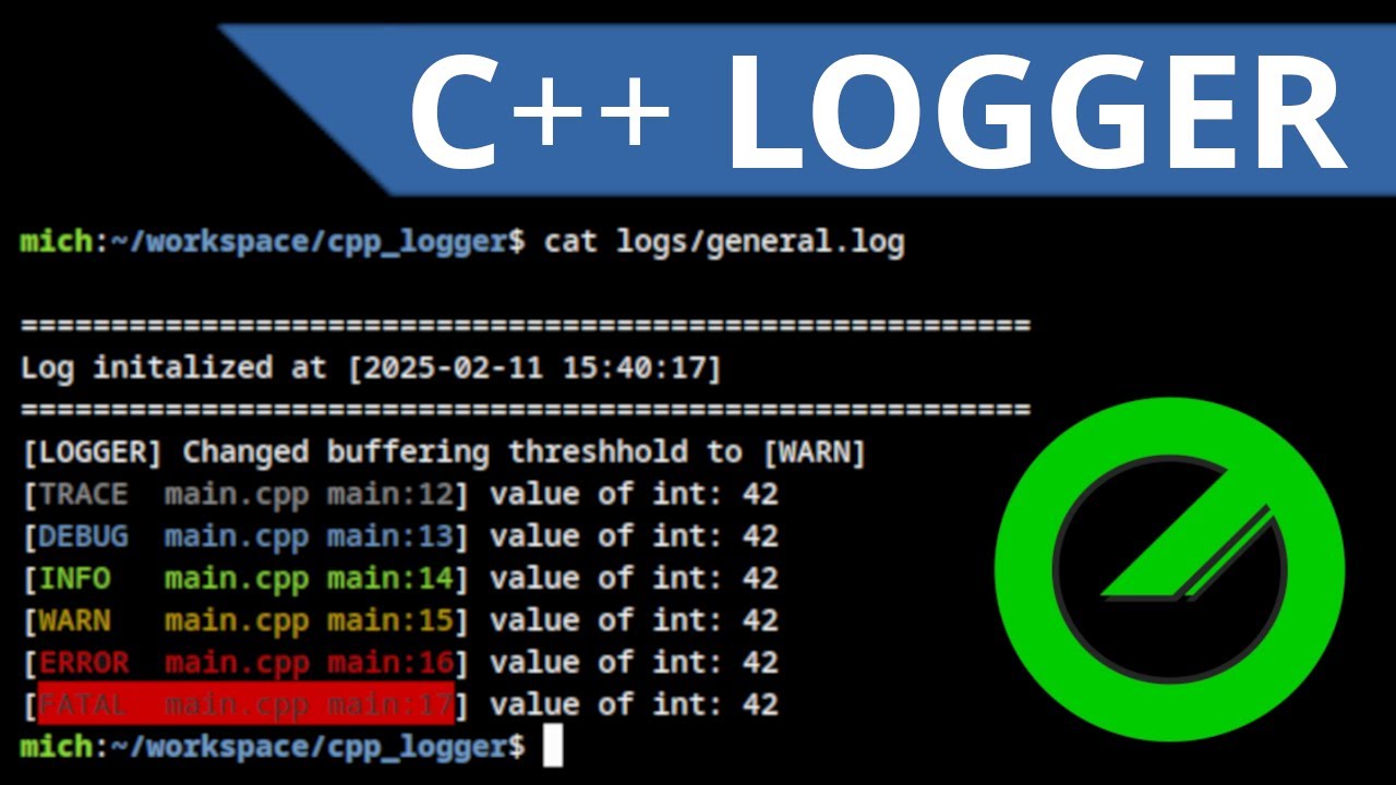 Building a Custom C++ Logger from Scratch