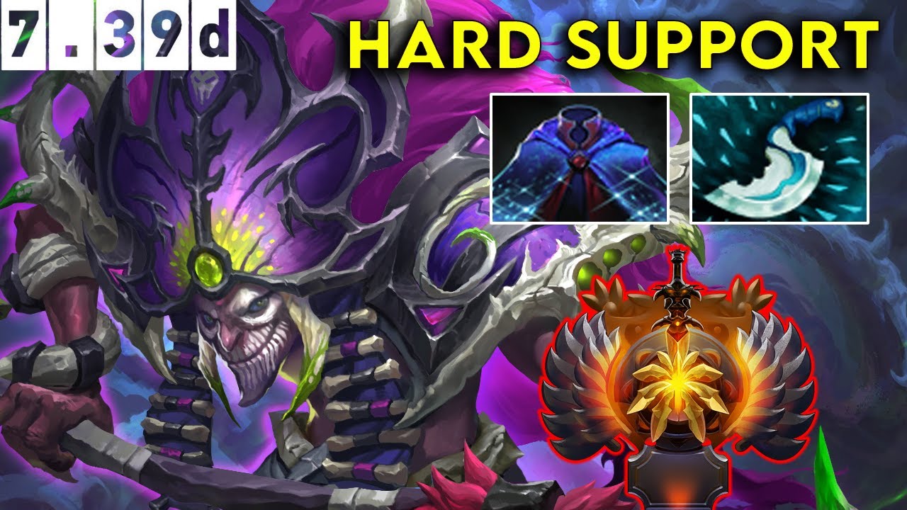 Dazzle Immortal Hard Support - Dota 2 Patch 7.39d Pro Pub Gameplay