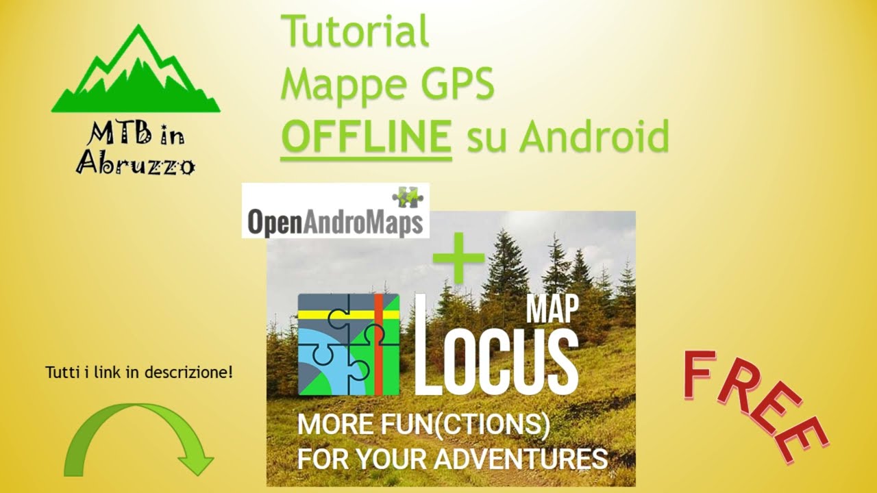 Tutorial mappe per uso GPS OFFLINE su Android! Tutto FREE!!!