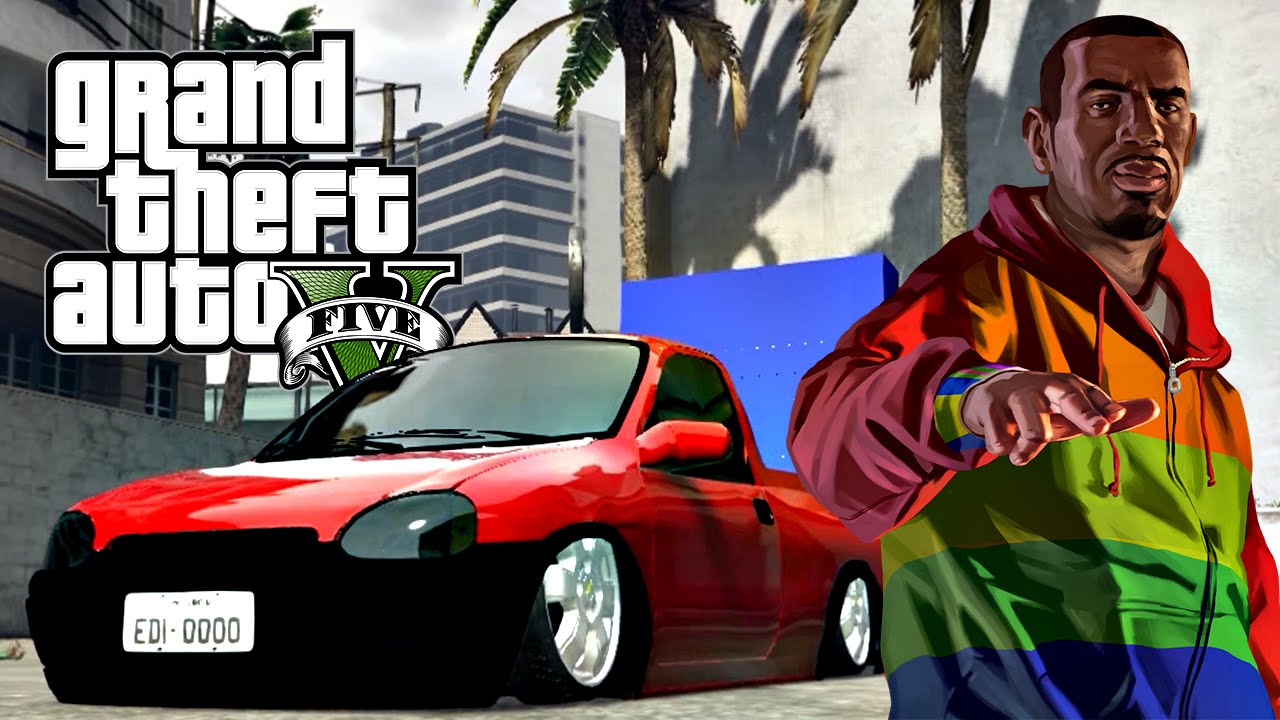 GTA V: Corsa PICK-UP Testando paredão