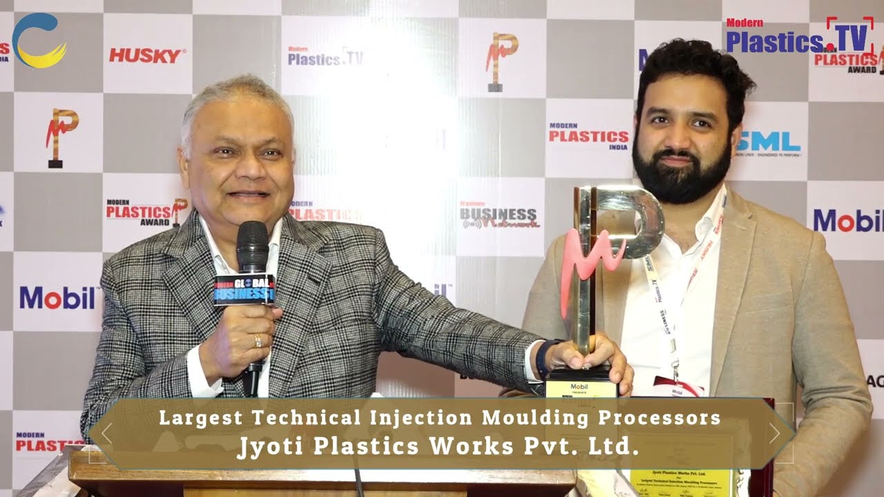 Winner of Largest Technical Injection Moulding Processors - Jyoti Plastics Works Pvt. Ltd.