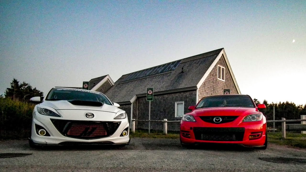 Mazdaspeed 3 Gen 1 vs Gen 2!
