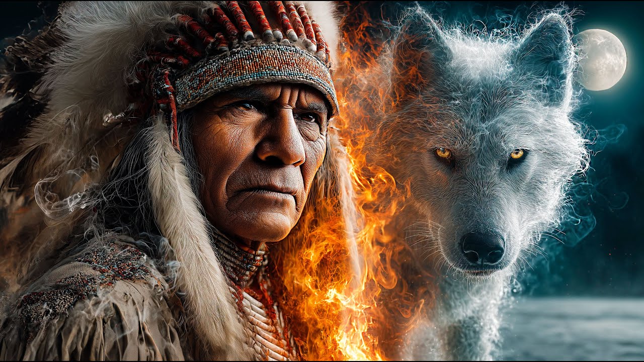 Native American Wolf Spirit Ritual – Lakota Fire Ceremony & Shamanic Chant for Deep Healing