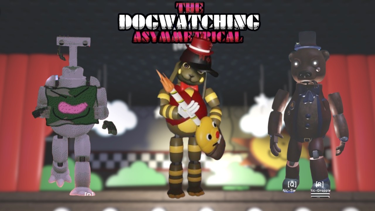 All Collab Skin Killers Win (FNAF ASYM)- Roblox The Dogwatching Asymmetrical
