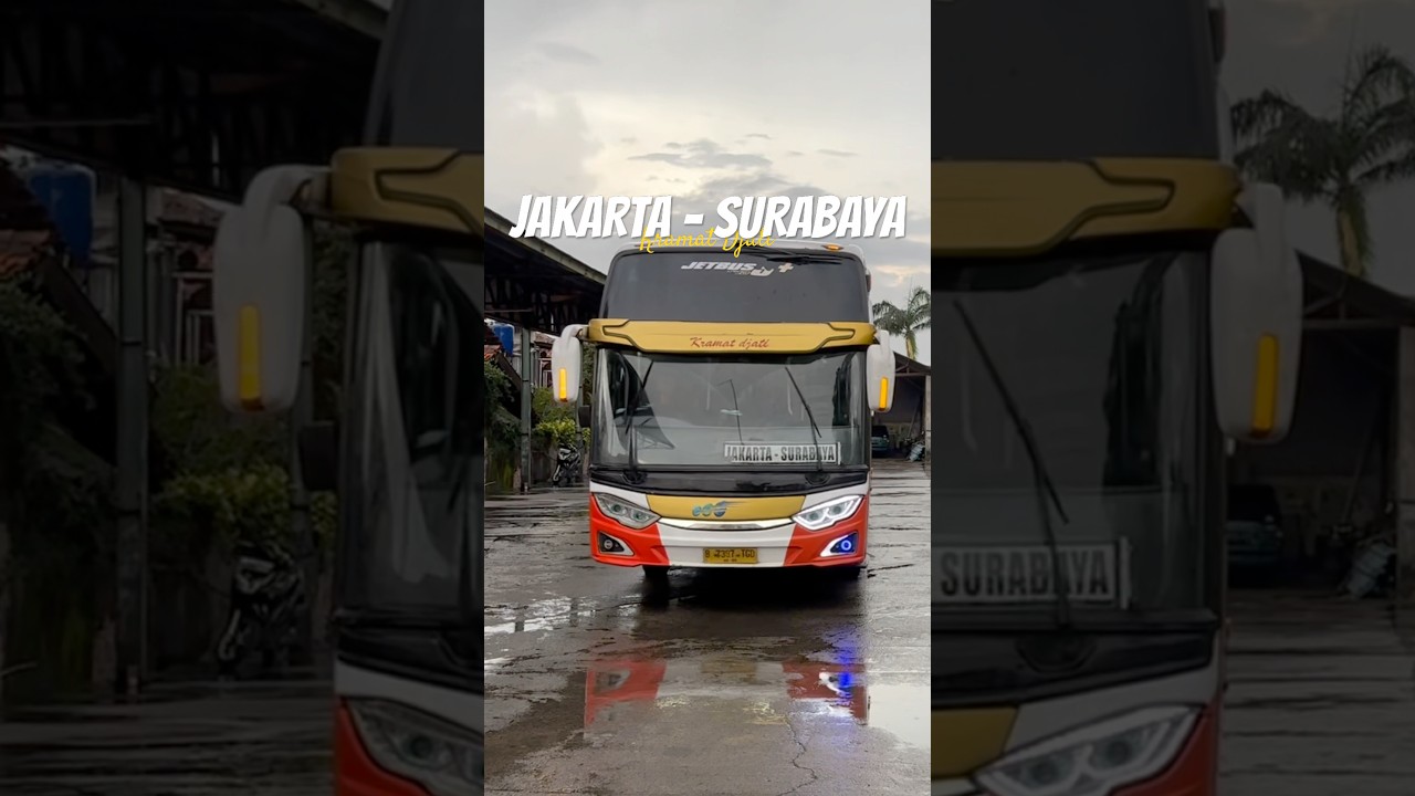 Naik Bus Kramat Djati Dari Jakarta ke Surabaya #shorts #kramatdjati