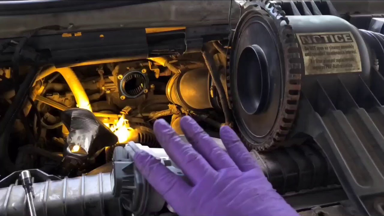 FORD ECONOLINE THROTTLE BODY REPLACEMENT