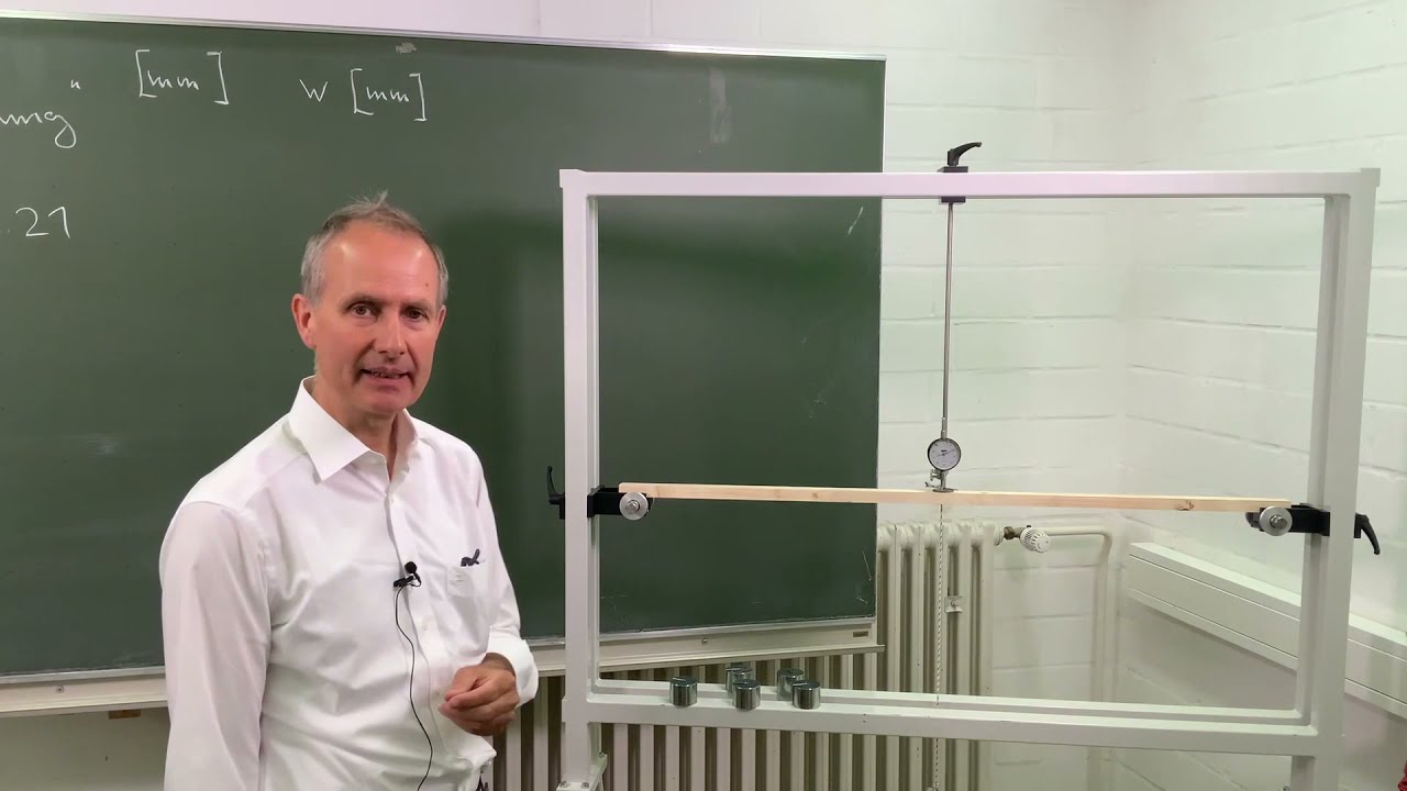 Durchbiegung Holzbalken - zeitabh&auml;ngig