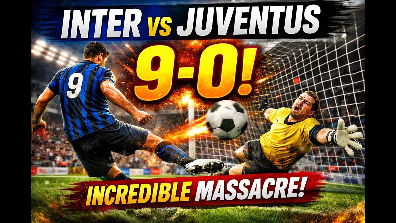 This Should Be Illegal… Inter vs Juventus 9–0 in FIFA 2000 🤯