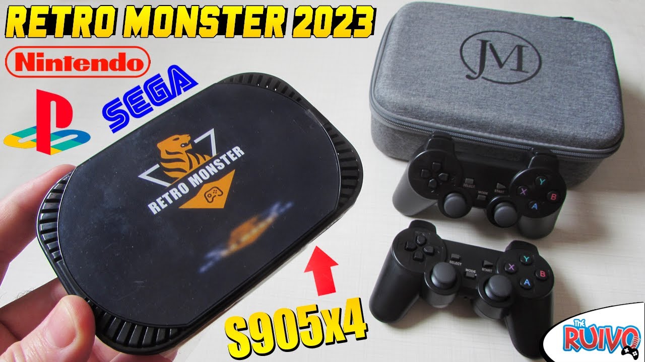 Análise do Console Retro Monster Android (S905x4) com 48.000 GAMES