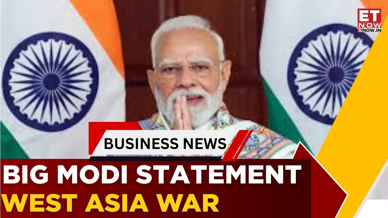 PM Modi Reacts to West Asia Conflict | Calls for Peace Amid Global Tensions | Breaking News | ET Now