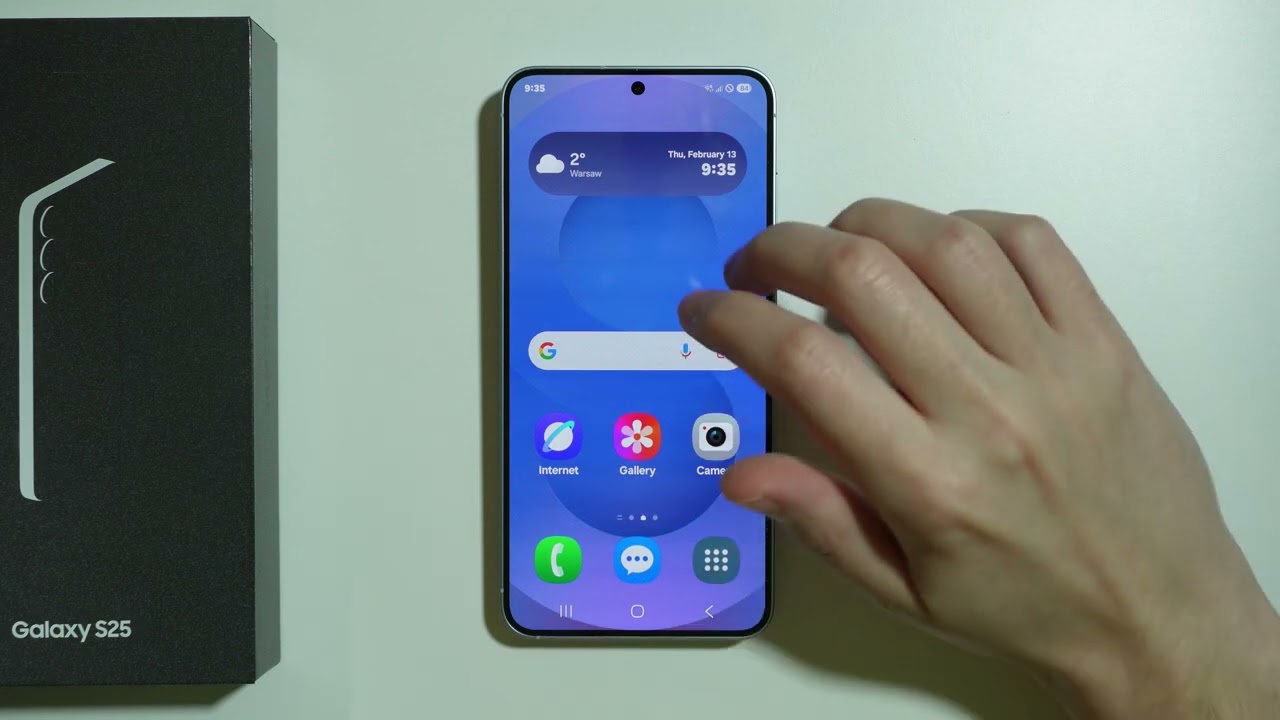 Samsung Galaxy S25: все настройки дисплея