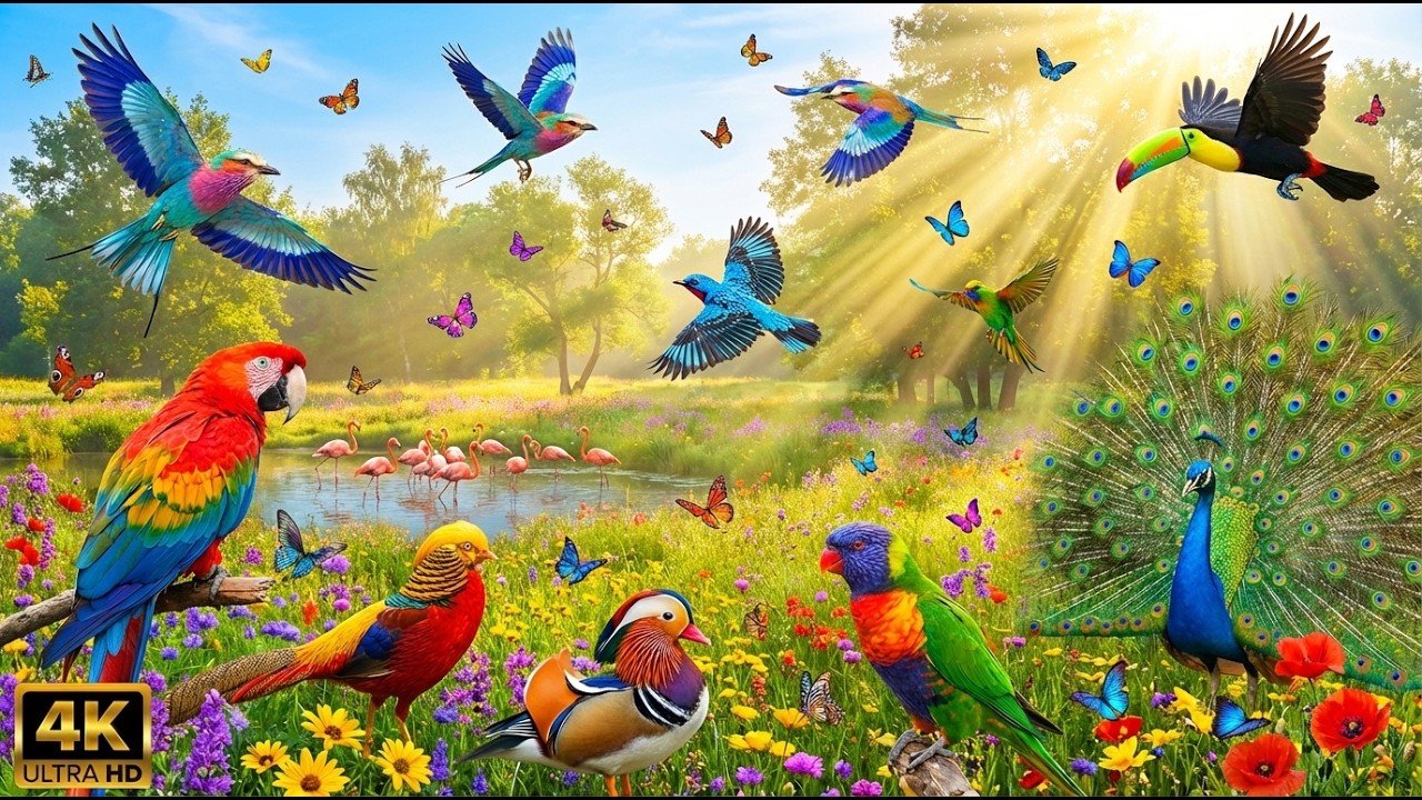 ⭐ 15 Most Beautiful Bird Species on Earth 🌍 | 4K Ultra HD Nature