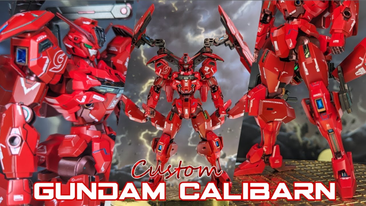 Gundam Calibarn HG 1/144  Custom Build + Painting Gundam: The Witch from Mercury