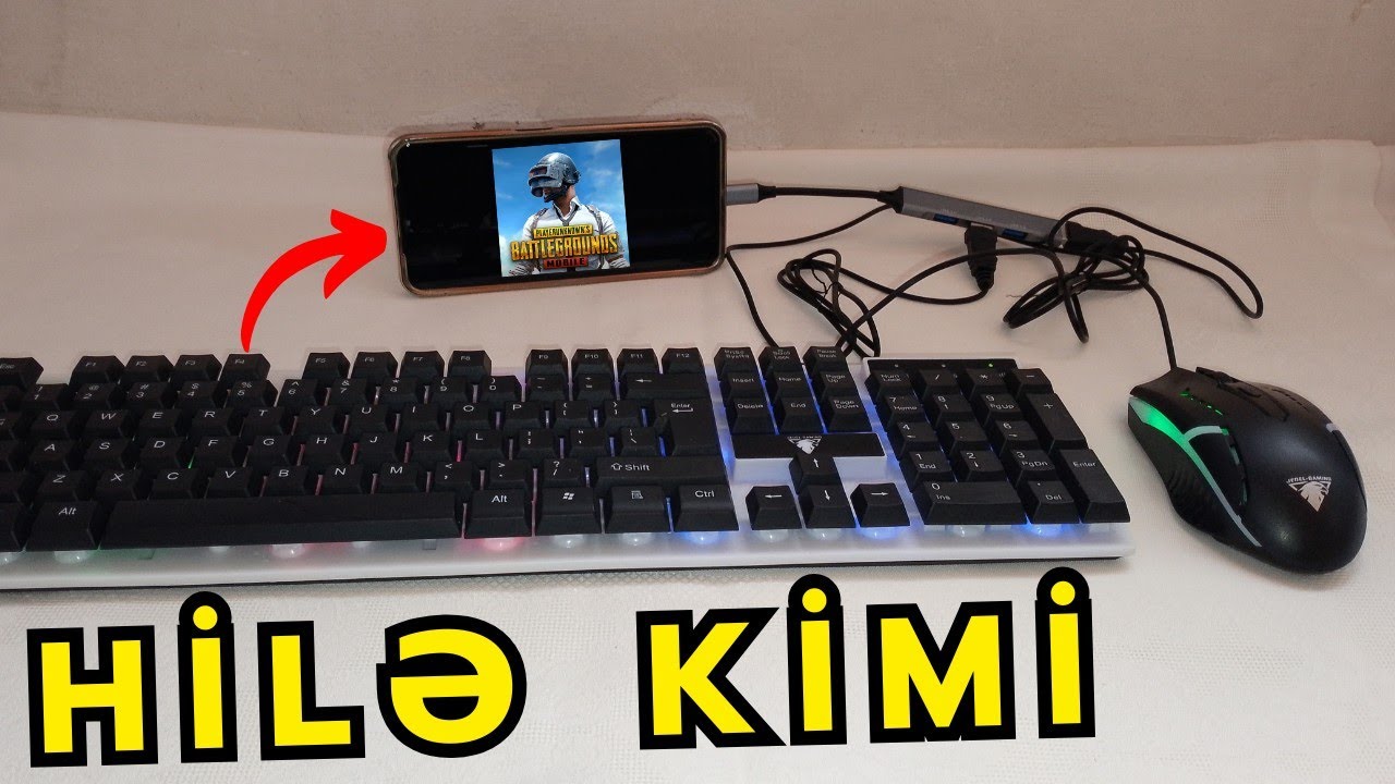 MÜTLƏQ İZLƏ 🤩 Telefona Klaviatura & Siçan Qoşub Oyun Oynamaq