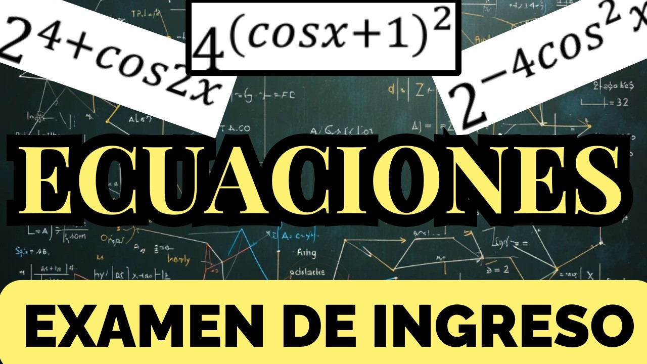 ¿Resuelves ECUACIONES como en el EXAMEN de INGRESO? 🚀 Te ENSEÑO