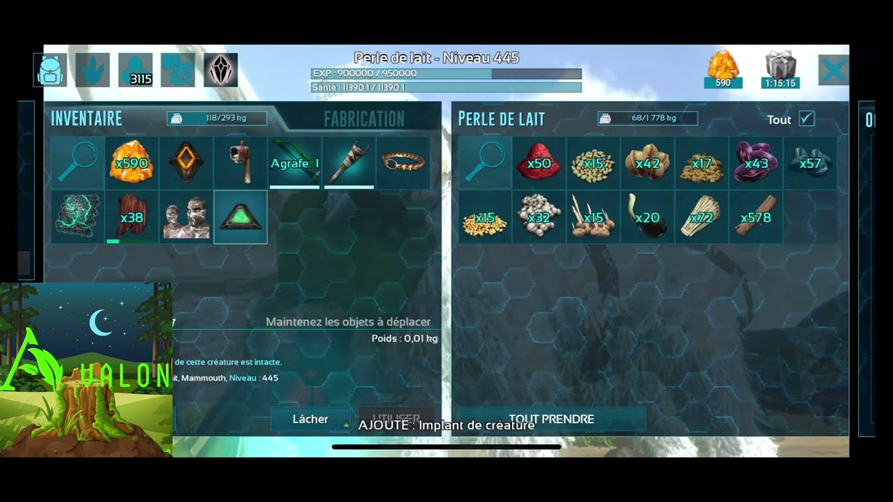 Les astuces de Celinejo777 #1 Cryo un dino sur ARK Mobile