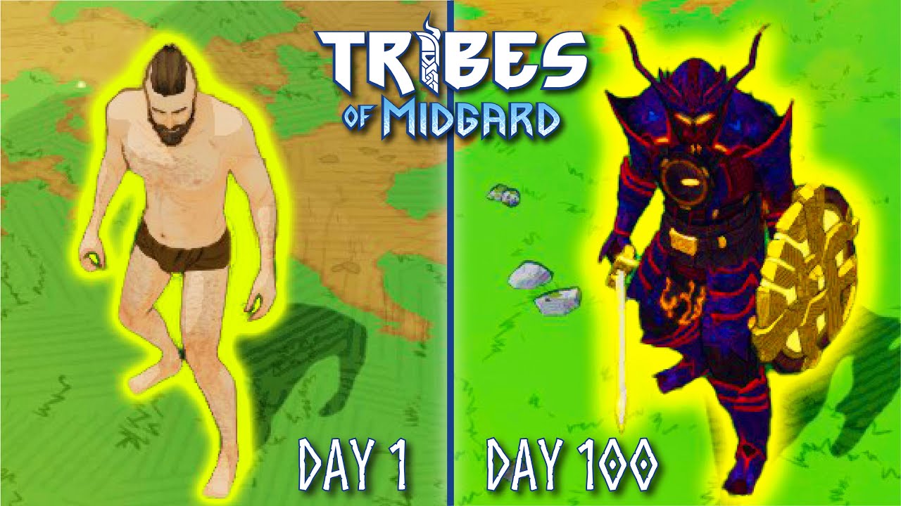 Я играл в 100 дней Tribes of Midgard