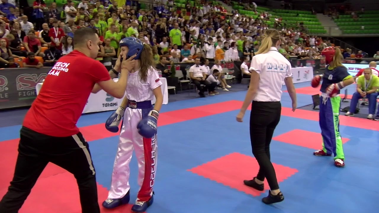 Tyra Barada v Johanka Petrikova WAKO European Championships 2019