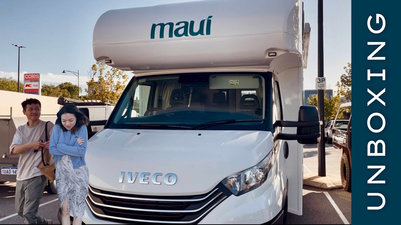 [Eng sub] campervan unboxing｜ the maui 4 Berth Beach ｜perth 2025