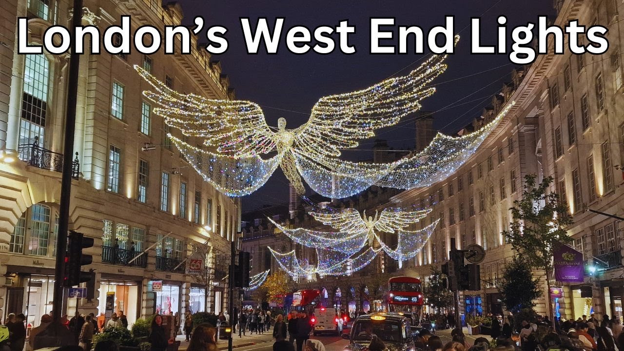 The London West End Lights Of Christmas 2024 - Regent, Oxford & Carnaby Streets 🎄🎅