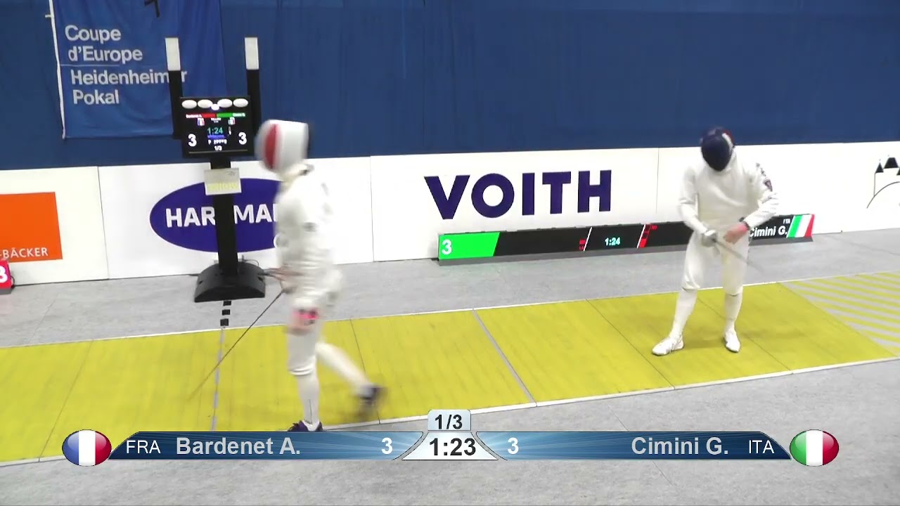 2023 98 T32 06 M E Individual Heidenheim GER WC YELLOW CIMINI ITA vs BARDENET  FRA
