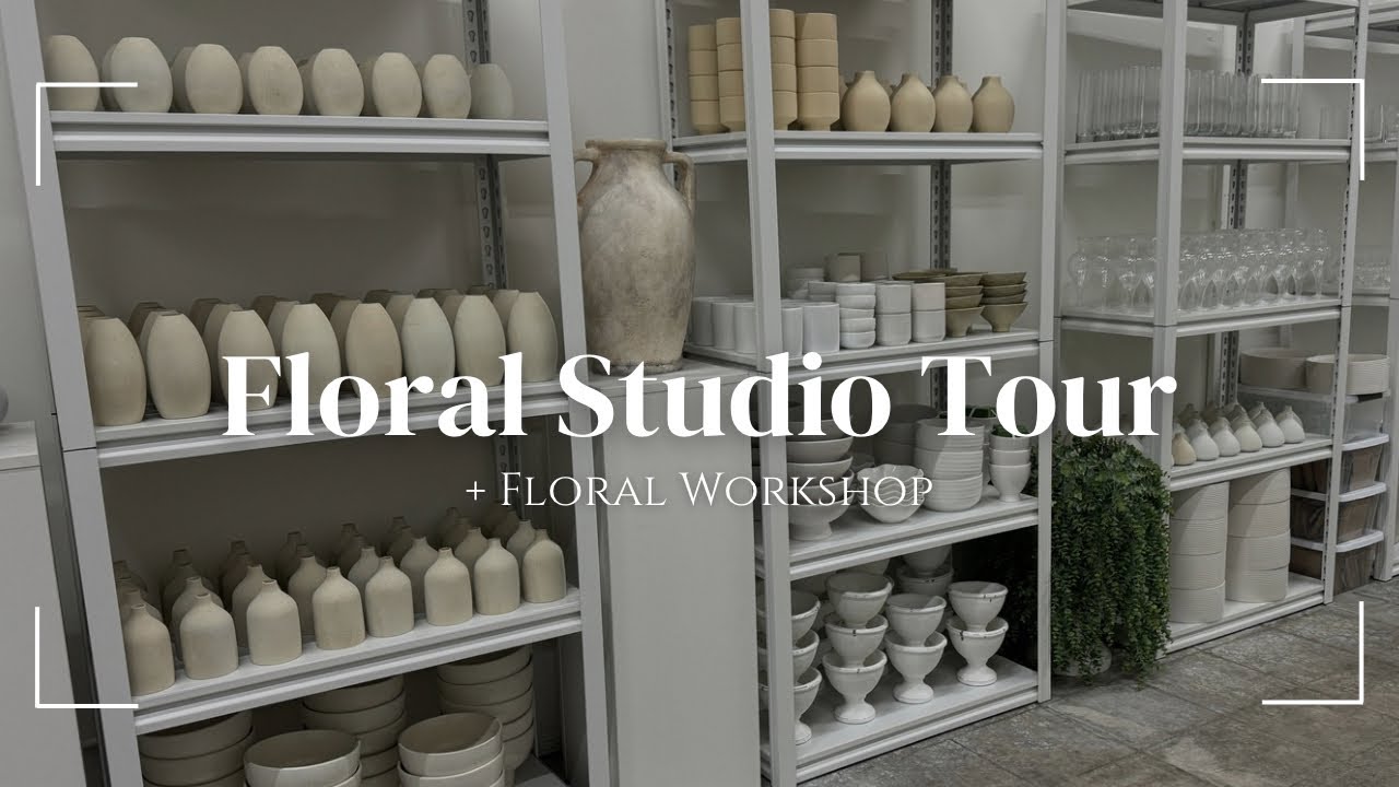 Floral Workshop Announcement | Furnished Floral Studio Tour