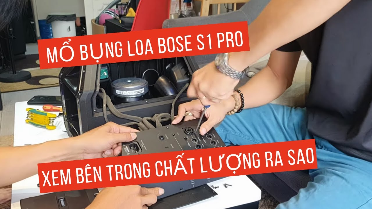 Mổ Bụng Loa BOSE S1 PRO có gì ! Loa di động HOT nhất 2019 tại sao ai cũng mê và nghiện