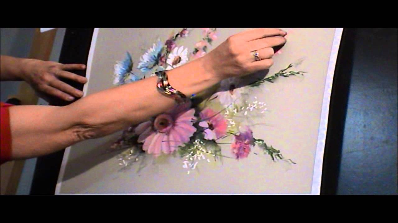 Démonstration de Fleurs au pastel sec par Catherine VICTOIRE