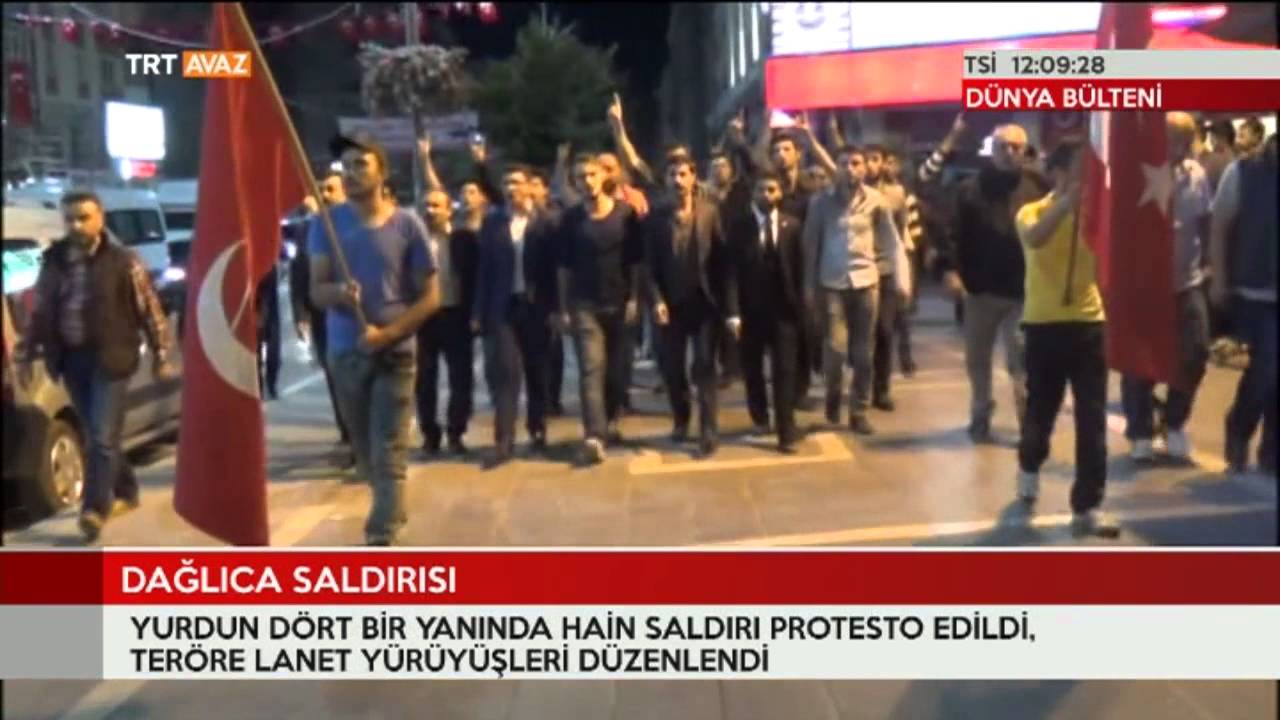 Dağlıca Terör Saldırısı Protesto Edildi - Dünya Bülteni - TRT Avaz