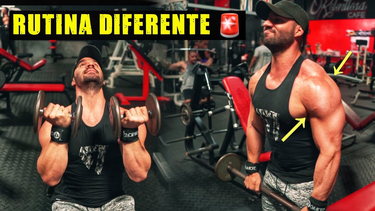 RUTINA DE HOMBROS (ROMPE FIBRAS) | Gymtopz