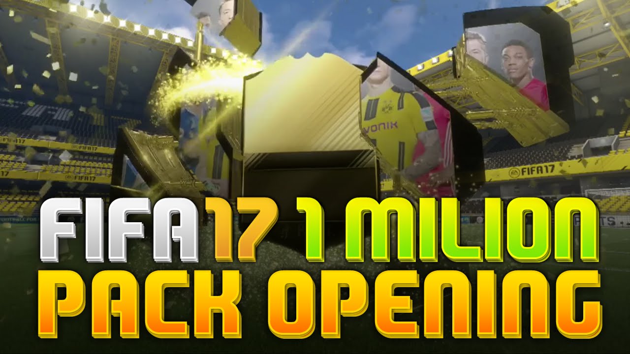FIFA 17 - 1 MILION PACK OPENING!