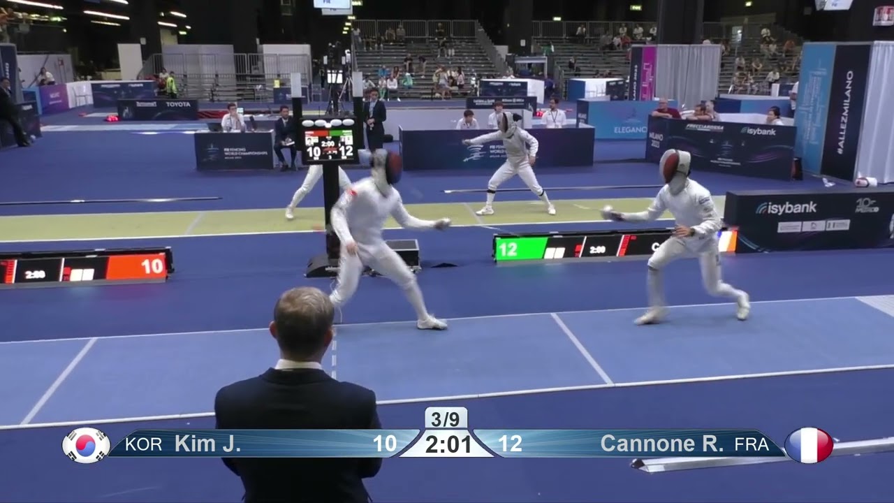 Milano 2023 Mens Epee T4 KOREA KOR vs FRANCE FRA