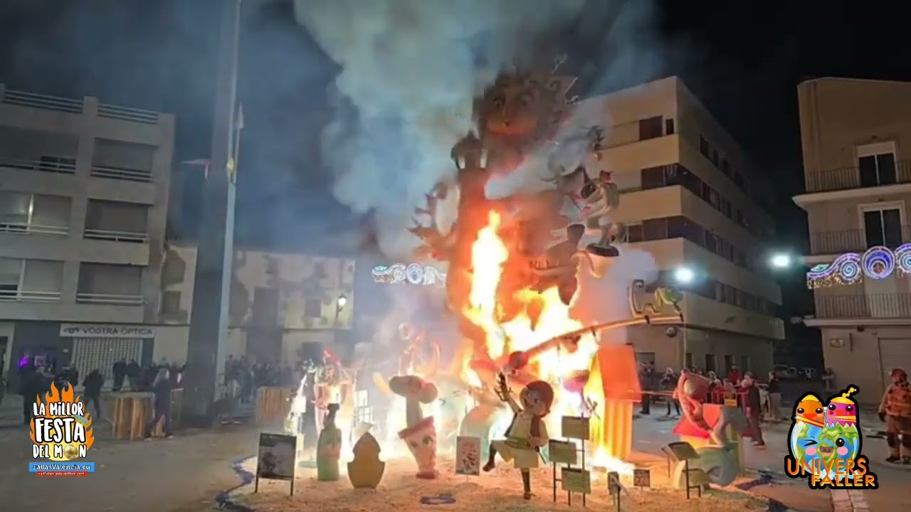 Univers Faller Presenta Cremá 2025 Falla Plaça del Mercat