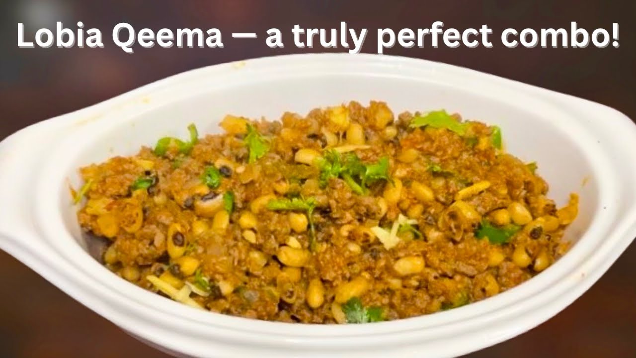 How to Make Lobia qeema | Quick & Delicious Pakistani Curry